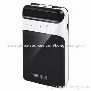 Newly Designed Dual-USB Mobile Phone Power Charger with 7,800mAh, Over-voltage Protection